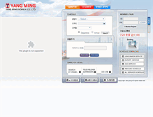 Tablet Screenshot of kr.yangming.com